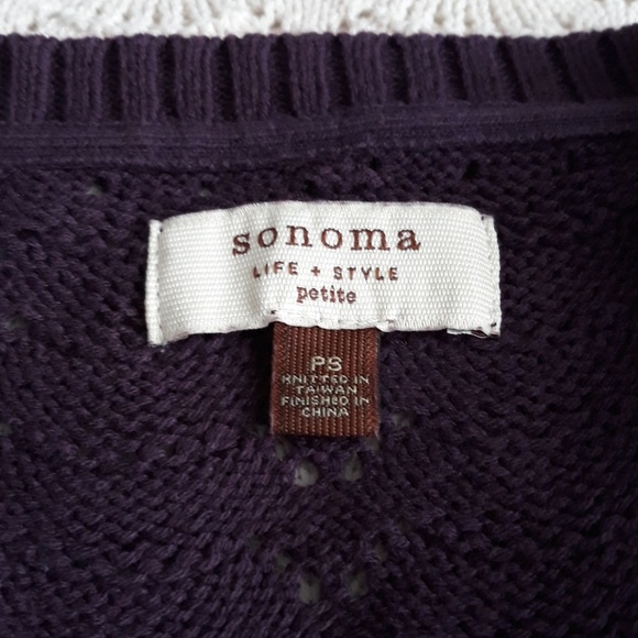 3/$10 LOT Sonoma 3/4 Sleeves Tops Size SP - Picture 4 of 8